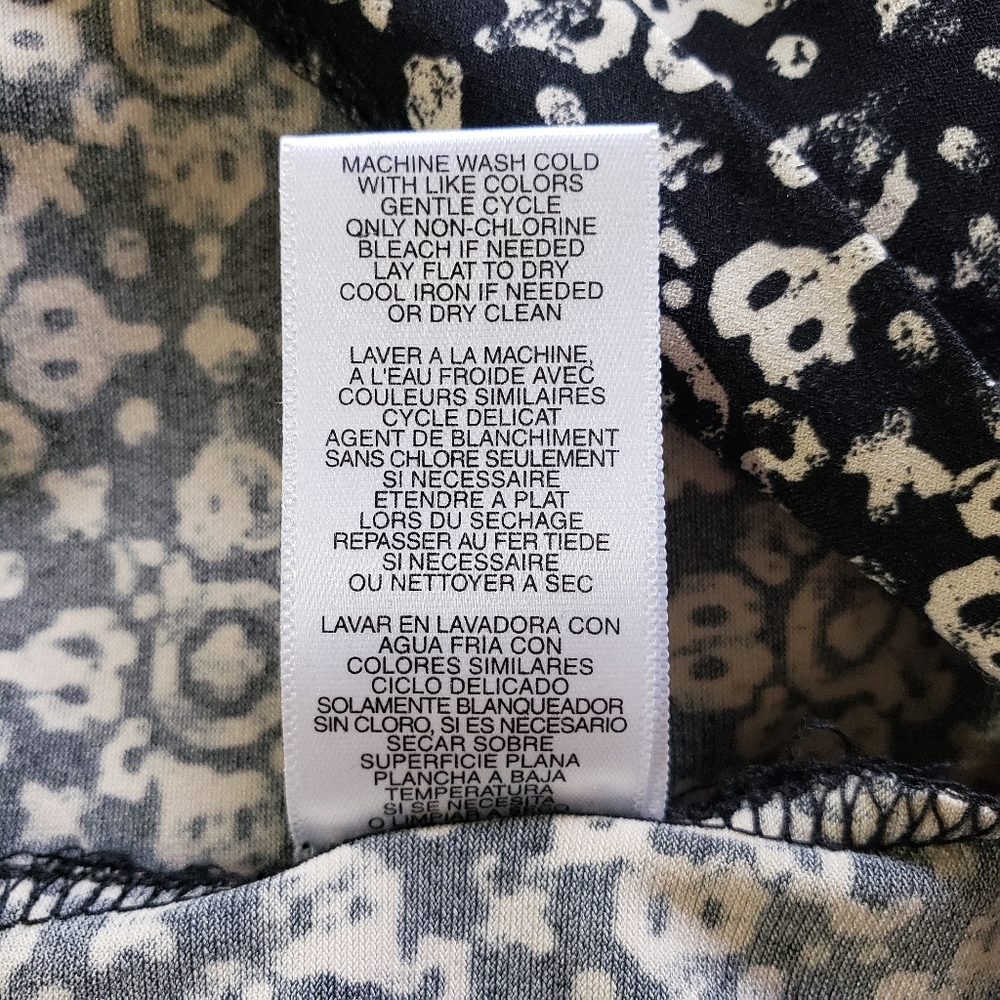 Michael Michael Kors shirt Sz Sm Blk and Tan - Picture 6 of 6
